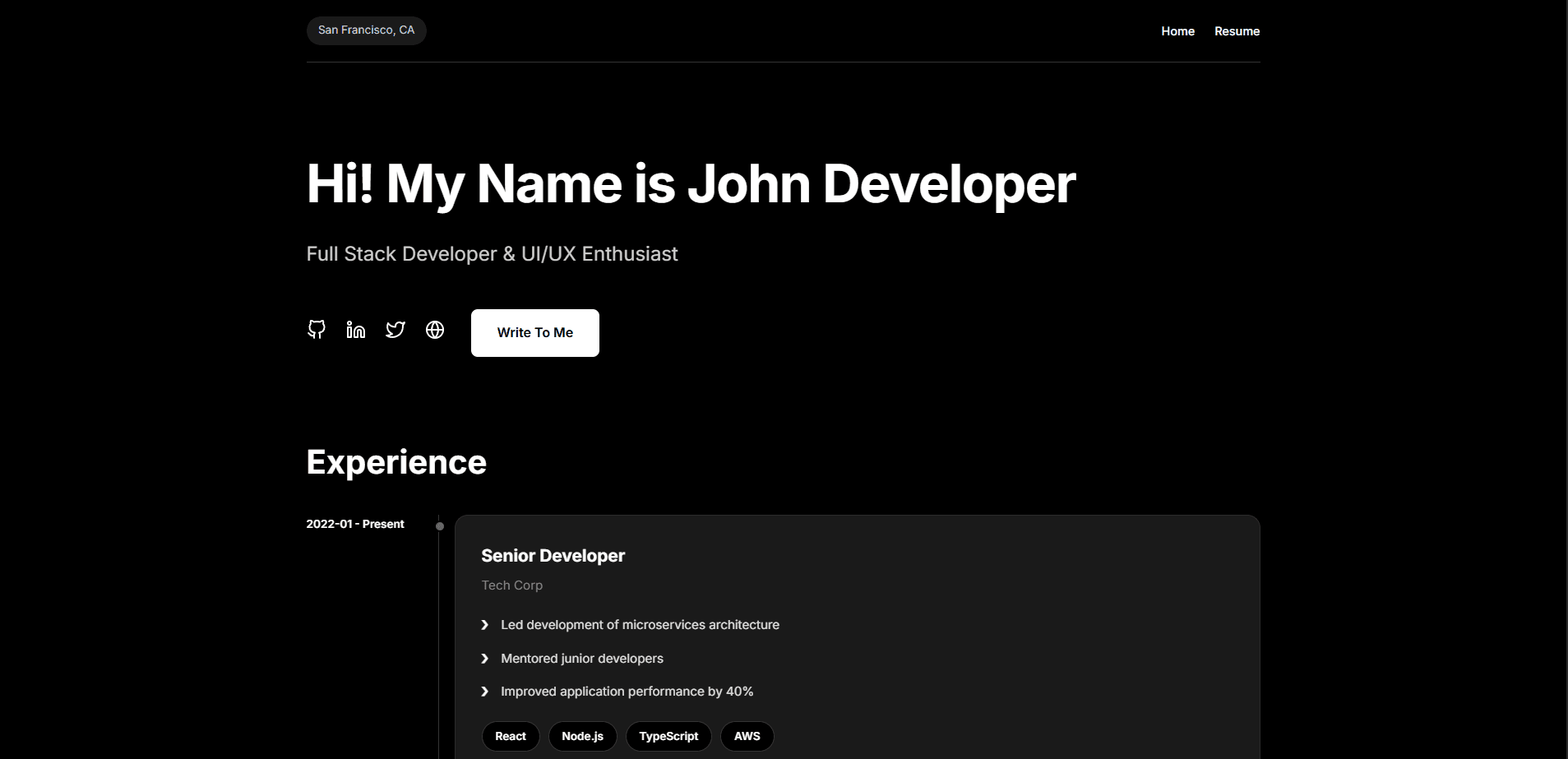 Developer Theme